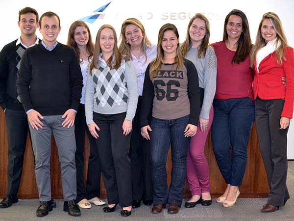Group shot of Argo employees from the Brazil office