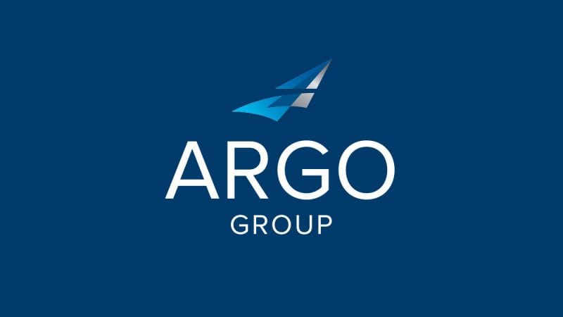 Argo Group logo on dark blue background