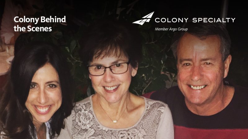 Colony Specialty employee Lindy Harlow posing with man and woman